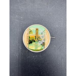 1930's Singing Tower Lake Wales Florida Celluloid Tape Measure-Germany